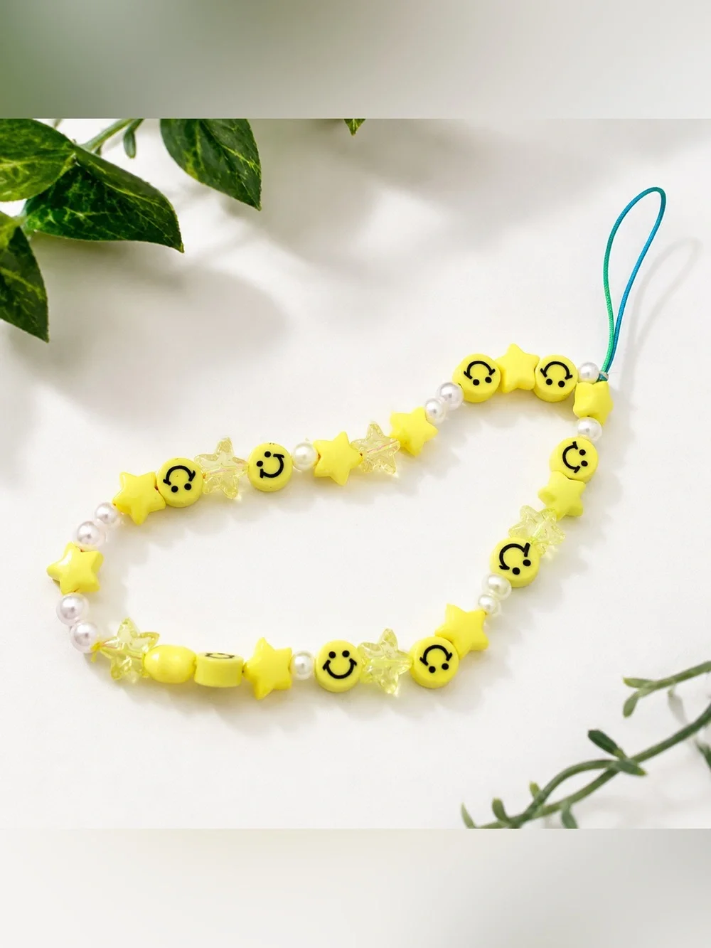 Yellow Smiley Phone Charms